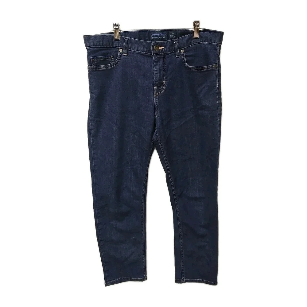 Patagonia‎ Boyfriend Jeans Womens 29 Organic Cotton Dark Wash Denim Straight